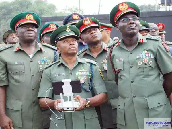 Photo: Chief Of Army Staff & Top Army Officers Test Surveillance Camera In Rivers